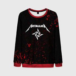 Свитшот мужской METALLICA, цвет: 3D-красный