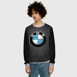 Свитшот мужской BMW РЕДАЧ, цвет: 3D-меланж — фото 2