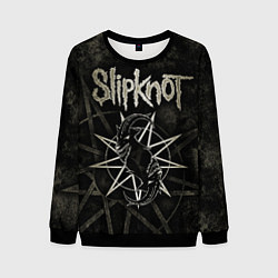 Свитшот мужской Slipknot goat, цвет: 3D-черный