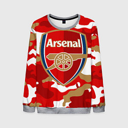 Свитшот мужской Arsenal, цвет: 3D-меланж