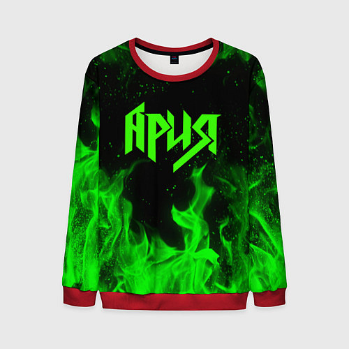 Мужской свитшот АРИЯ / 3D-Красный – фото 1