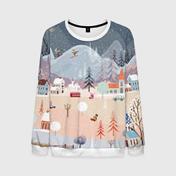 Мужской свитшот Новогодние каникулы