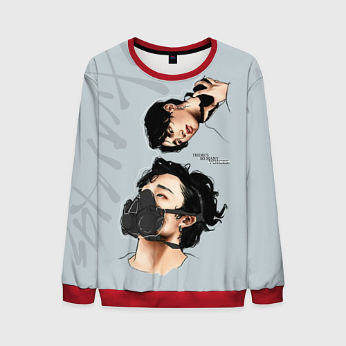 Мужской свитшот Stray Kids / 3D-Красный – фото 1