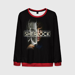 Свитшот мужской Sherlock, цвет: 3D-красный