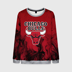 Свитшот мужской CHICAGO BULLS, цвет: 3D-меланж