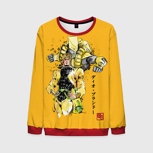 Мужской свитшот JoJo Bizarre Adventure / 3D-Красный – фото 1