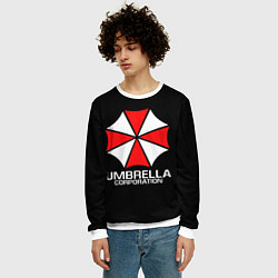 Свитшот мужской UMBRELLA CORP, цвет: 3D-белый — фото 2