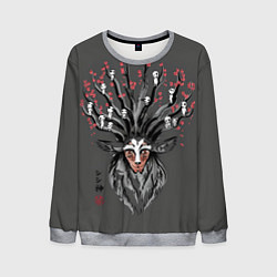 Свитшот мужской Princess Mononoke, цвет: 3D-меланж