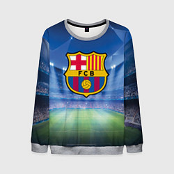 Свитшот мужской FC Barcelona, цвет: 3D-меланж