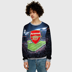 Свитшот мужской FC Arsenal, цвет: 3D-меланж — фото 2