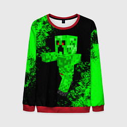 Свитшот мужской MINECRAFT, цвет: 3D-красный
