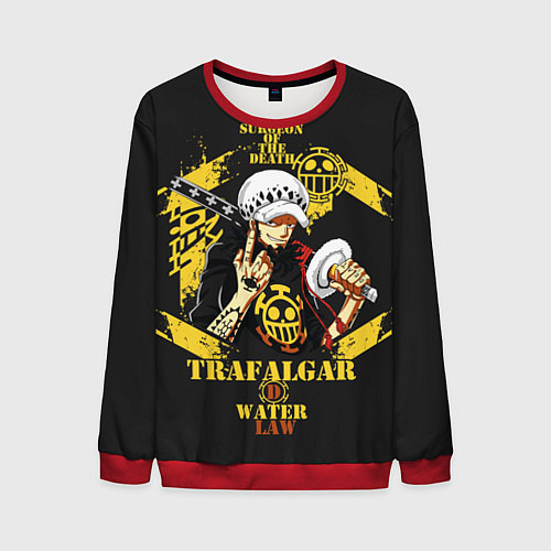 Мужской свитшот One Piece Trafalgar Water / 3D-Красный – фото 1