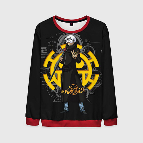 Мужской свитшот One Piece / 3D-Красный – фото 1