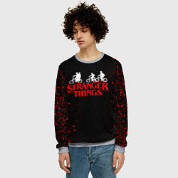 Свитшот мужской STRANGER THINGS, цвет: 3D-меланж — фото 2