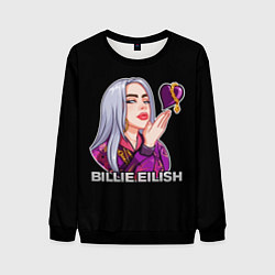 Свитшот мужской BILLIE EILISH, цвет: 3D-черный