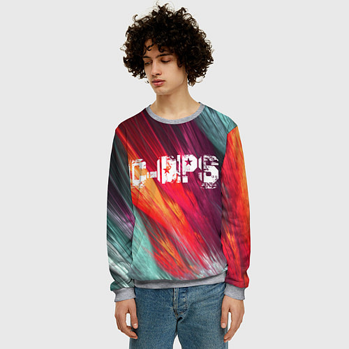 Мужской свитшот C-OPS / 3D-Меланж – фото 3