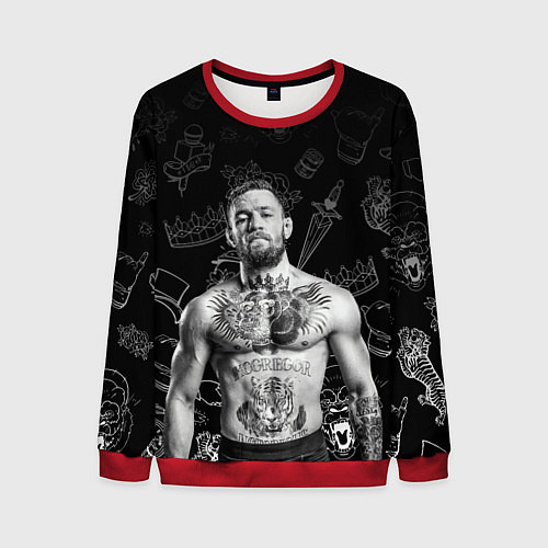 Мужской свитшот CONOR McGREGOR / 3D-Красный – фото 1