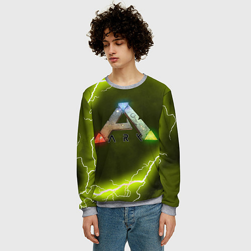 Мужской свитшот Ark Survival Evolved / 3D-Меланж – фото 3