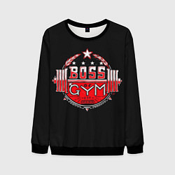 Свитшот мужской Boss of GYM акварель, цвет: 3D-черный