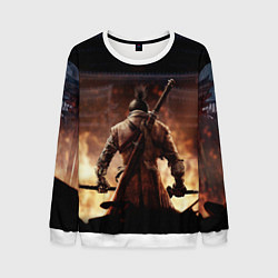 Свитшот мужской Sekiro shadows die twice, цвет: 3D-белый