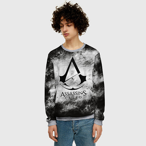 Мужской свитшот Assassin’s Creed / 3D-Меланж – фото 3