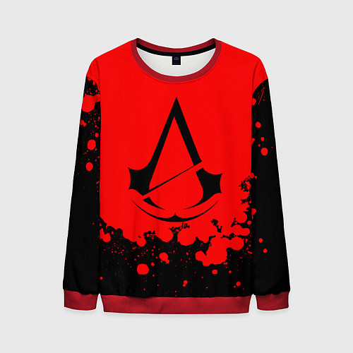 Мужской свитшот Assassin’s Creed / 3D-Красный – фото 1