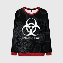 Свитшот мужской PLAGUE INC, цвет: 3D-красный