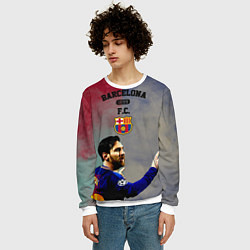 Свитшот мужской Messi, цвет: 3D-белый — фото 2