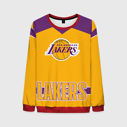 Мужской свитшот Los Angeles Lakers / 3D-Красный – фото 1