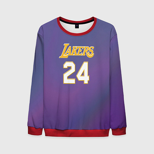 Мужской свитшот Los Angeles Lakers Kobe Brya / 3D-Красный – фото 1
