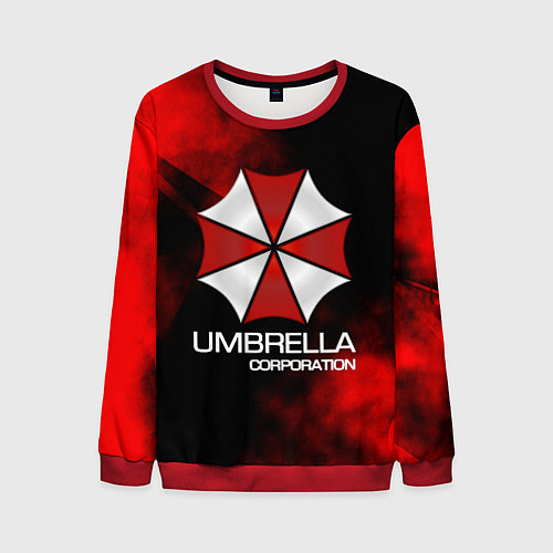 Мужской свитшот UMBRELLA CORP / 3D-Красный – фото 1