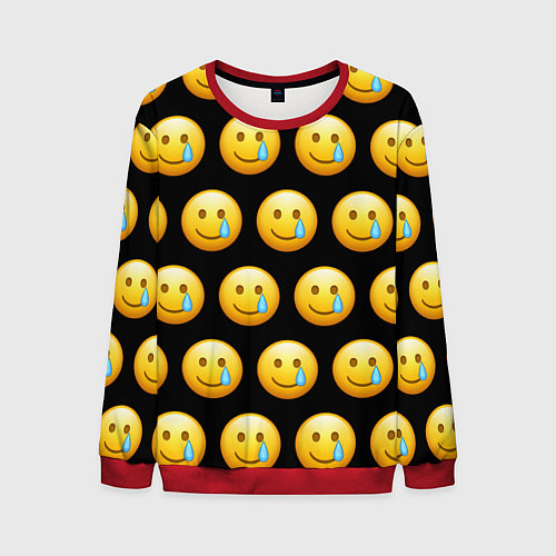 Мужской свитшот New Emoji / 3D-Красный – фото 1