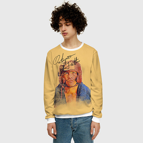 Мужской свитшот Arturo Gatti / 3D-Белый – фото 3