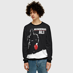 Свитшот мужской Muhammad Ali, цвет: 3D-черный — фото 2
