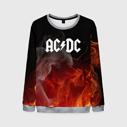 Свитшот мужской AC DC, цвет: 3D-меланж
