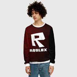 Свитшот мужской Roblox, цвет: 3D-белый — фото 2