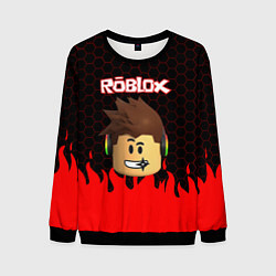 Свитшот мужской ROBLOX, цвет: 3D-черный