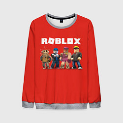 Свитшот мужской ROBLOX, цвет: 3D-меланж