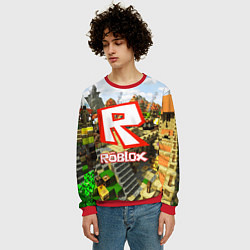 Свитшот мужской ROBLOX, цвет: 3D-красный — фото 2