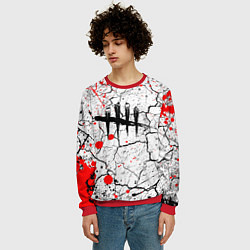 Свитшот мужской DEAD BY DAYLIGHT, цвет: 3D-красный — фото 2