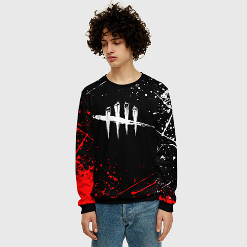 Мужской свитшот DEAD BY DAYLIGHT / 3D-Черный – фото 3