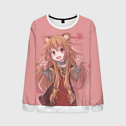 Свитшот мужской Raphtalia, цвет: 3D-белый