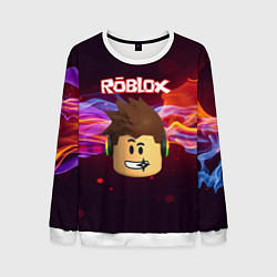 Свитшот мужской ROBLOX, цвет: 3D-белый