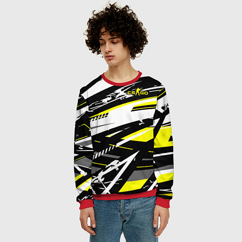 Мужской свитшот Counter-Strike / 3D-Красный – фото 3