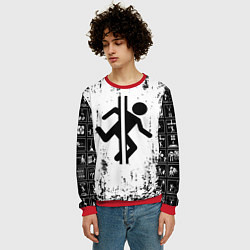 Свитшот мужской PORTAL, цвет: 3D-красный — фото 2