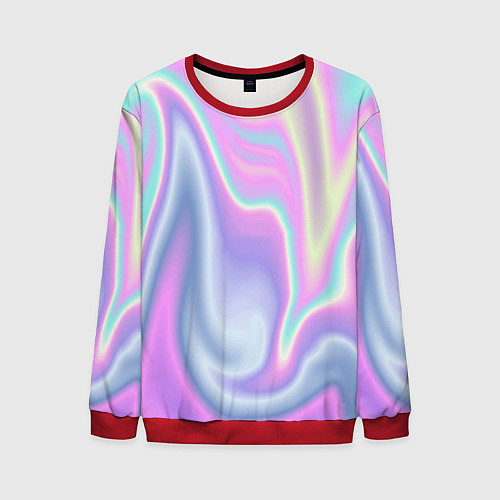 Мужской свитшот Vaporwave / 3D-Красный – фото 1