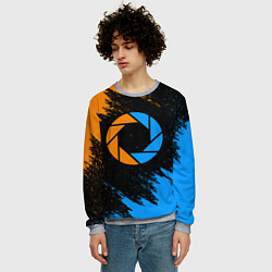 Свитшот мужской PORTAL, цвет: 3D-меланж — фото 2