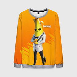 Свитшот мужской Agent Peely Агент Пили, цвет: 3D-меланж