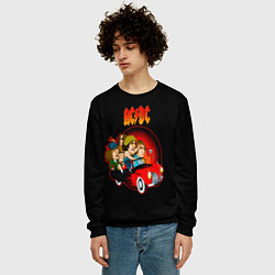 Свитшот мужской ACDC, цвет: 3D-черный — фото 2