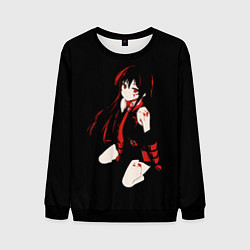 Свитшот мужской Anime Girl, цвет: 3D-черный